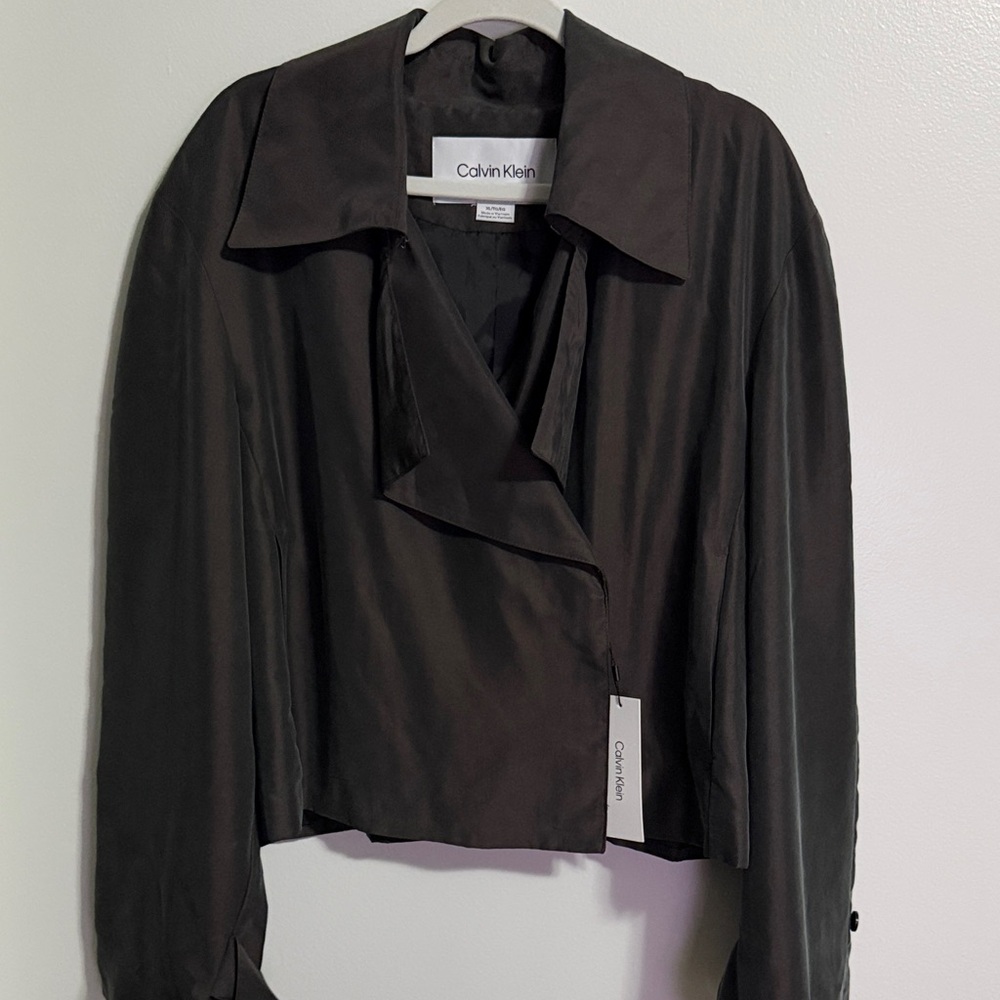 Calvin Klein Dark Olive Green Women's Blazer